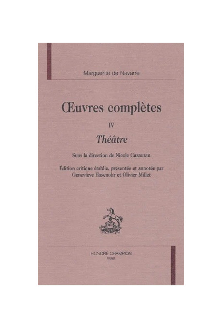 OEUVRES COMPLETES TOME IV. THEATRE
