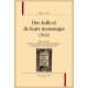 DES JUIFS ET DE LEURS MENSONGES (1543)