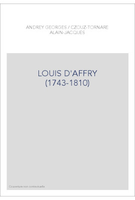 LOUIS D'AFFRY (1743-1810)