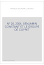 N° 28. 2004. BENJAMIN CONSTANT ET LE GROUPE DE COPPET