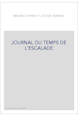 JOURNAL DU TEMPS DE L'ESCALADE