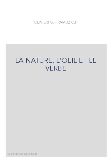 LA NATURE, L'OEIL ET LE VERBE