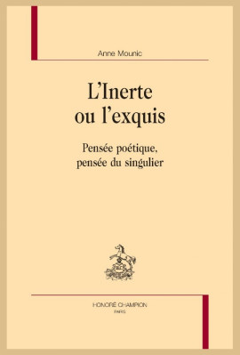 L'INERTE OU L'EXQUIS