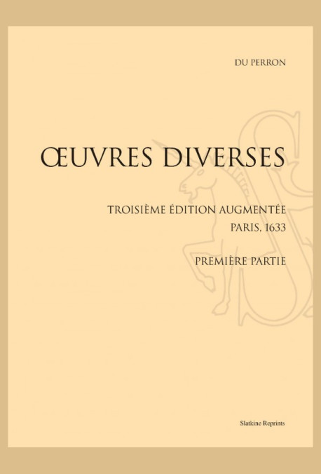 OEUVRES DIVERSES 2 VOL