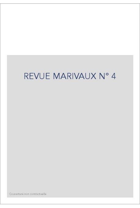 REVUE MARIVAUX N° 4