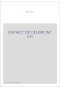 DISTRICT DE DELEMONT CH
