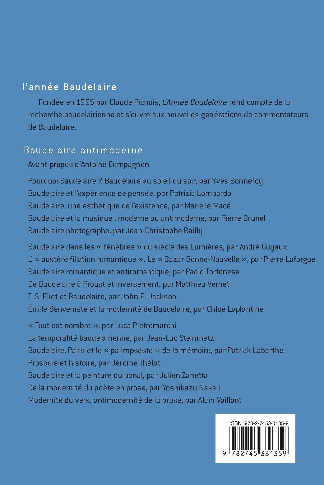 L'ANNÉE BAUDELAIRE 18-19, 2014-2015