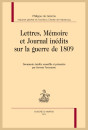 LETTRES MÉMOIRES ET JOURNAL INÉDITS SUR LA GUERRE DE 1809