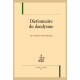 DICTIONNAIRE DU DANDYSME