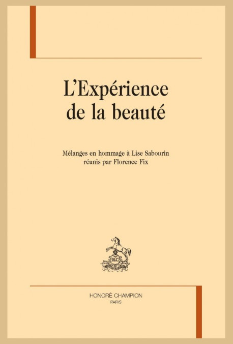L'EXPÉRIENCE DE LA BEAUTÉ