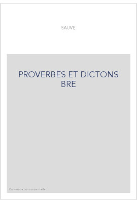 PROVERBES ET DICTONS BRE