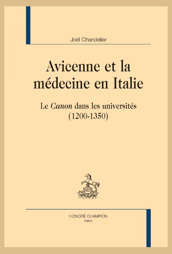 AVICENNE ET LA MÉDECINE EN ITALIE