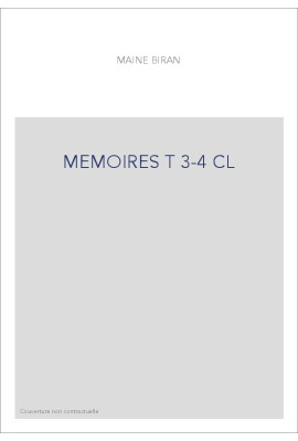 MEMOIRES T 3-4 CL