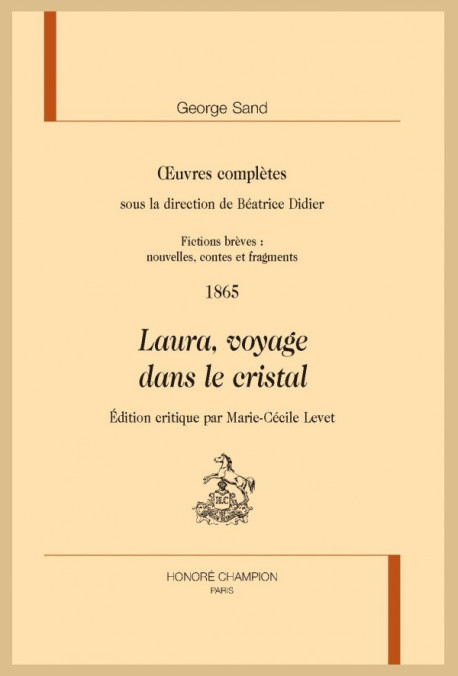 OEUVRES COMPLÈTES. 1865. LAURA, VOYAGE DANS LE CRISTAL