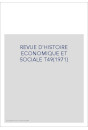 REVUE D'HISTOIRE ECONOMIQUE ET SOCIALE T49(1971)