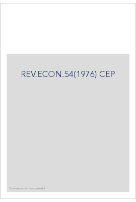 REV.ECON.54(1976) CEP