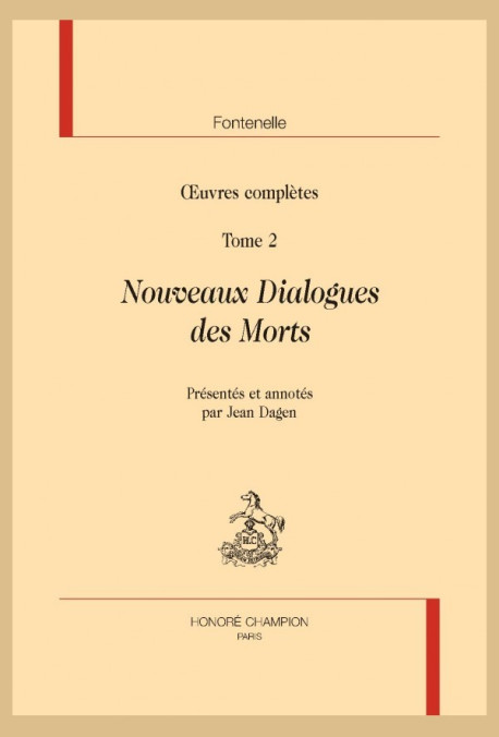 OEUVRES COMPLÈTES . TOME 2. NOUVEAUX DIALOGUES DES MORTS