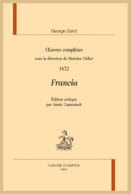 OEUVRES COMPLÈTES. 1872. FRANCIA