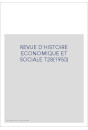 REVUE D'HISTOIRE ECONOMIQUE ET SOCIALE T28(1950)