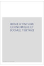 REVUE D'HISTOIRE ECONOMIQUE ET SOCIALE T38(1960)