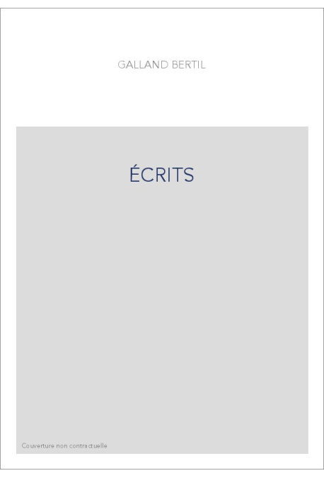 ÉCRITS
