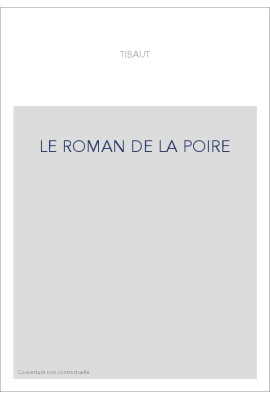 LE ROMAN DE LA POIRE