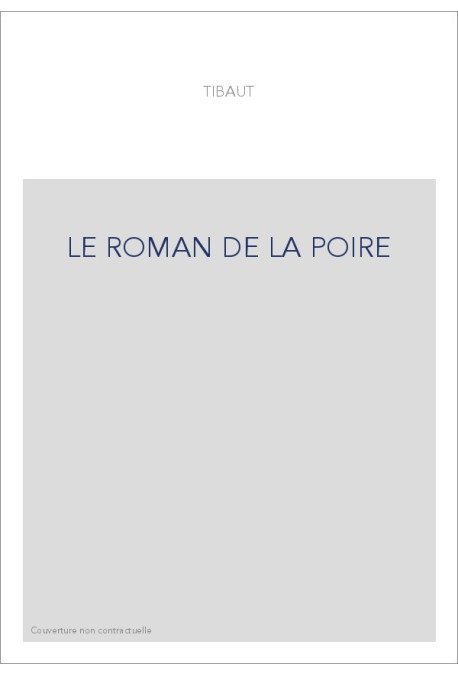 LE ROMAN DE LA POIRE