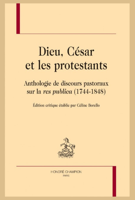 DIEU, CÉSAR ET LES PROTESTANTS