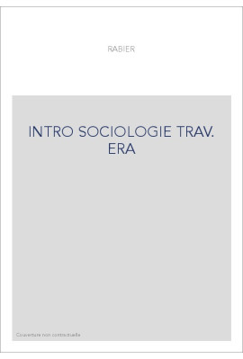INTRO SOCIOLOGIE TRAV. ERA