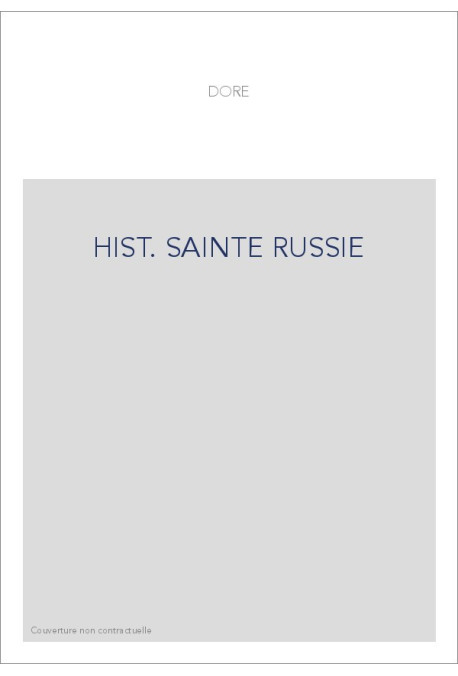 HIST. SAINTE RUSSIE
