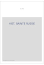 HIST. SAINTE RUSSIE