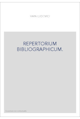 REPERTORIUM BIBLIOGRAPHICUM.