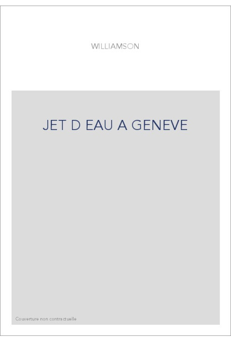 JET D EAU A GENEVE