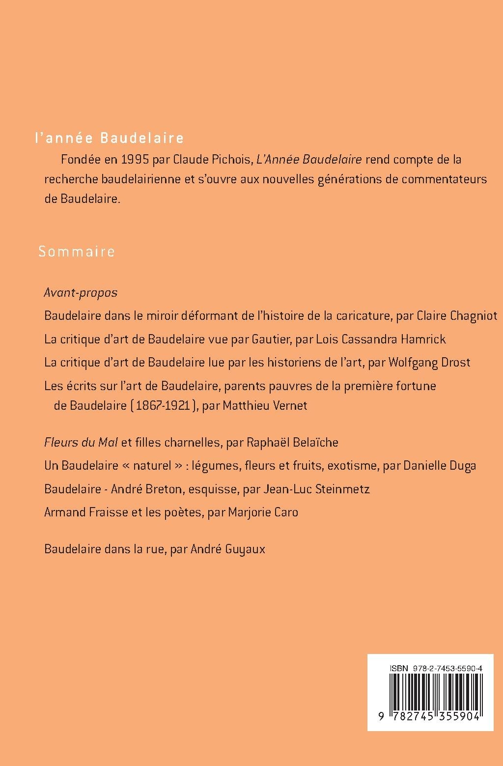 L'ANNÉE BAUDELAIRE 24, 2020