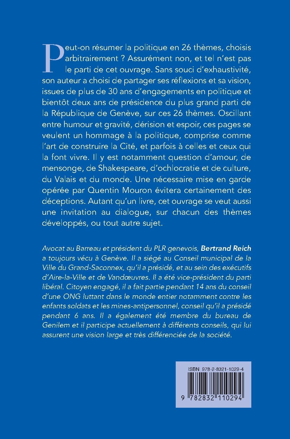 ABÉCÉDAIRE POLITIQUE