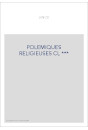 POLEMIQUES RELIGIEUSES CL ***