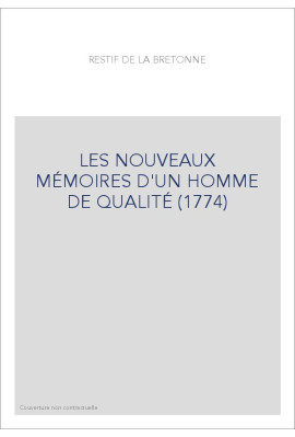 LES NOUVEAUX MÉMOIRES D'UN HOMME DE QUALITÉ (1774)