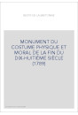 MONUMENT DU COSTUME PHYSIQUE ET MORAL DE LA FIN DU DIX-HUITIÈME SIÈCLE (1789)