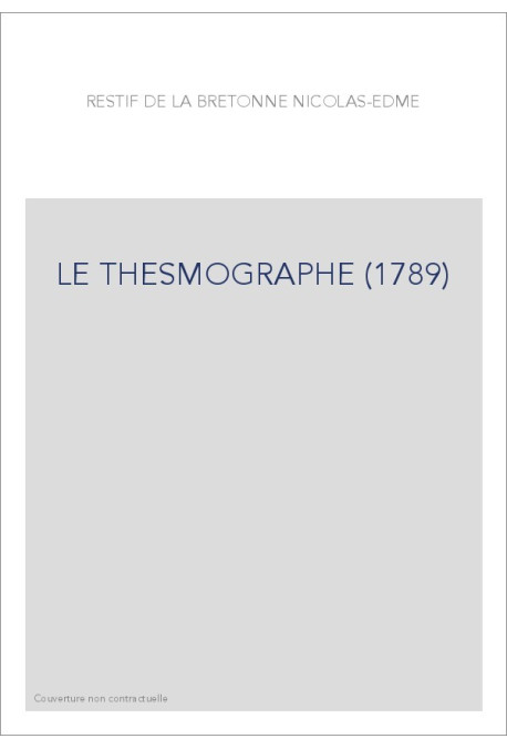 LE THESMOGRAPHE (1789)