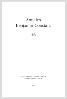 ANNALES BENJAMIN CONSTANT 46