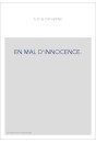EN MAL D INNOCENCE