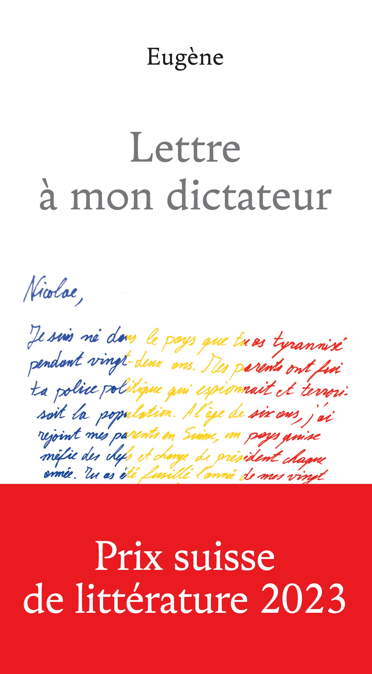 LETTRE À MON DICTATEUR