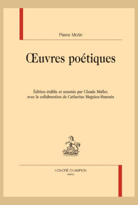OEUVRES POÉTIQUES