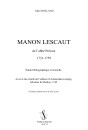 MANON LESCAUT DE L'ABBE PREVOST (1731-1759).