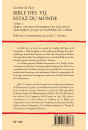 BIBLE DES .VIJ. ESTAZ DU MONDE. TOME I : TABLE, ANCIEN TESTAMENT ET NOUVEAU TESTAMENT