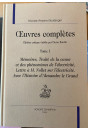 OEUVRES COMPLETES. TOME 1