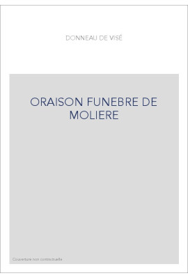 ORAISON FUNEBRE DE MOLIERE