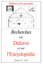RECHERCHES SUR DIDEROT ET SUR L'ENCYCLOPÉDIE 47 - 2012
