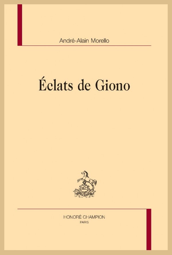 ÉCLATS DE GIONO