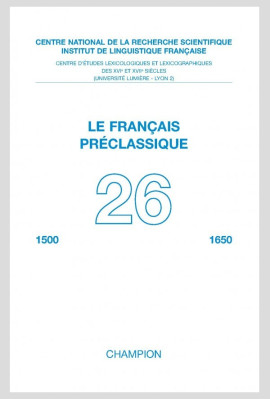 LE FRANÇAIS PRÉCLASSIQUE 26